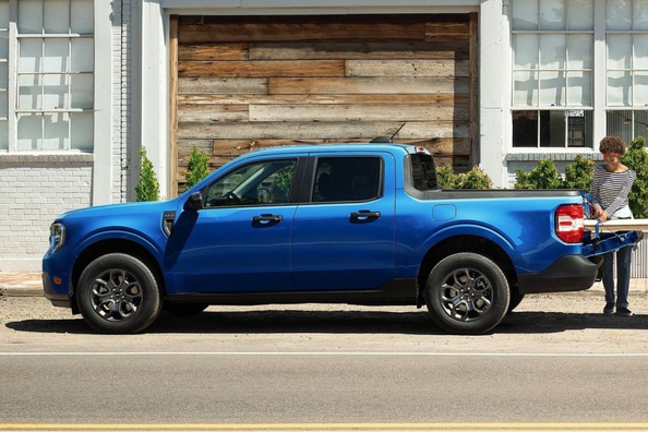 Test av uppdaterade pickupen Ford Maverick 2024