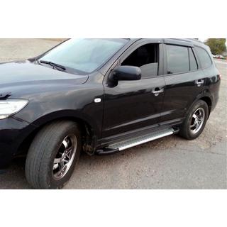 Sidosteg Line (2 st, aluminium) Hyundai Santa Fe 2 2006–2012 foto 1