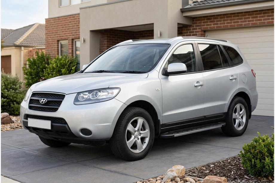 Hyundai Santa Fe 2 2006–2012 Sidosteg Duru (2 st, aluminium) Image
