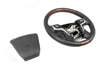 Toyota Land Cruiser 200 2007–2021 Uppvärmd ratt (mörkt trä) foto 8
