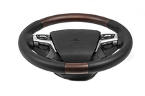 Toyota Land Cruiser 200 2007–2021 Uppvärmd ratt (mörkt trä) foto 4