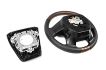 Toyota Land Cruiser 200 2007–2021 Uppvärmd ratt (mörkt trä) foto 11
