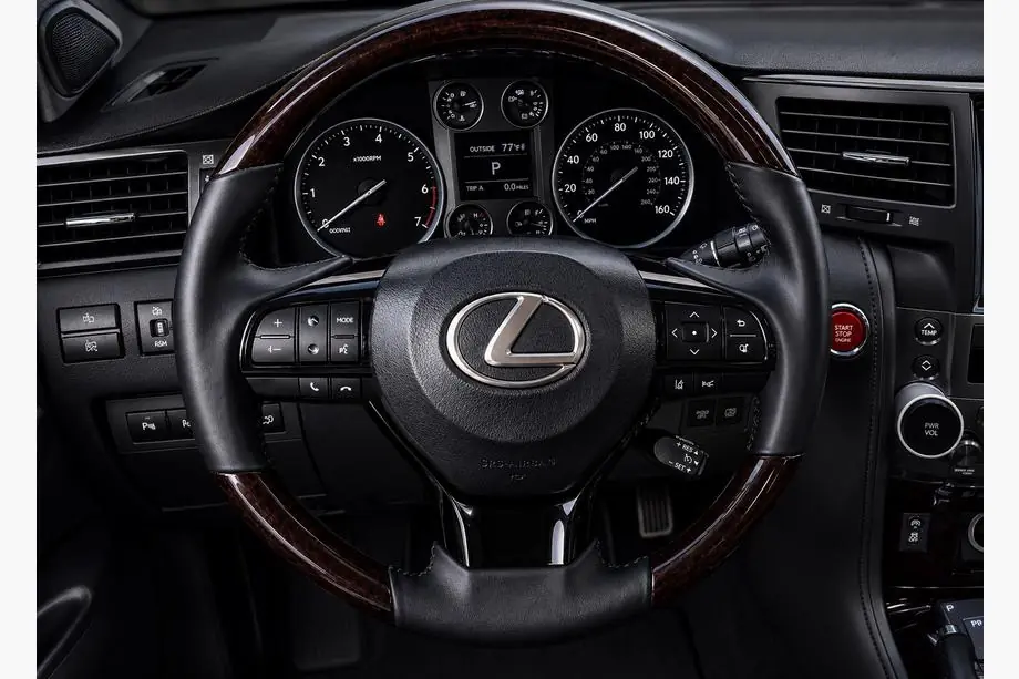 Lexus LX570/450d 2008–2022 Komplett ratt (uppvärmt, trälook) Image