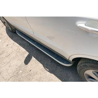 Sidosteg Tayga Grey (2 st, aluminium) Hyundai Santa Fe 2 2006–2012 foto 4