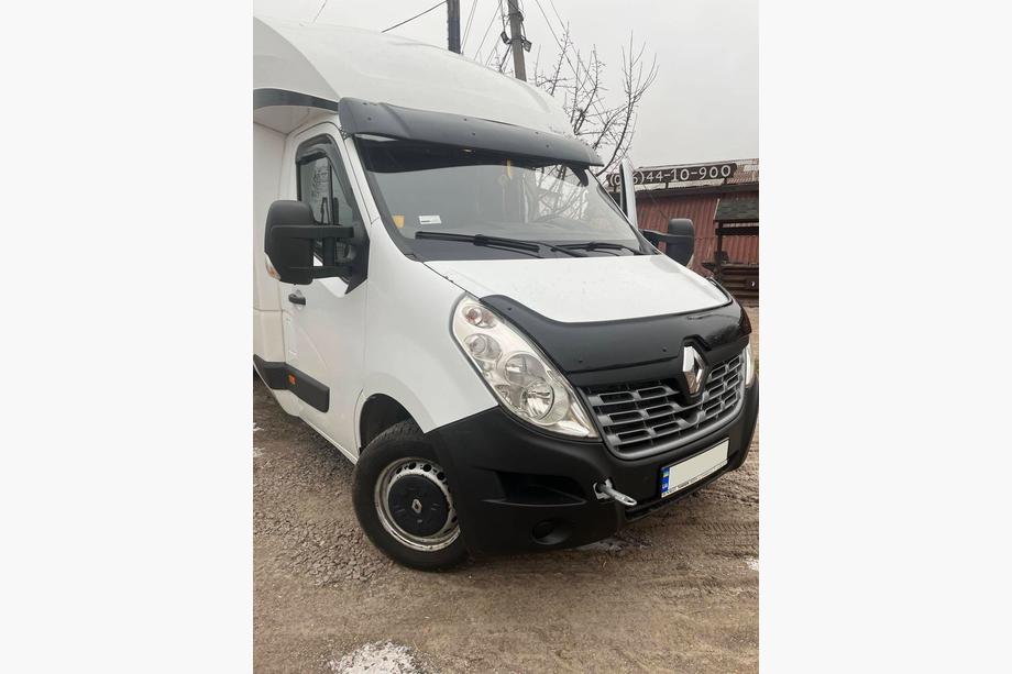 Nissan NV400 2010–2024 Vindrutevisir V1 (svart blank, 5 mm) Image