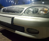 Daewoo Lanos 1998–2017 Vintertäckning för kylargrill (övre) Matt foto 4