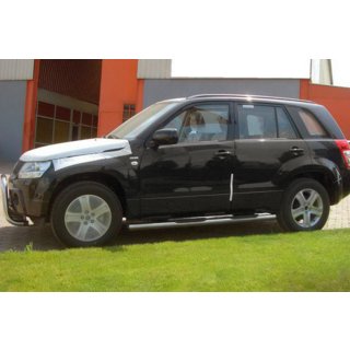 Sidorör (2 st, rostfritt stål) Suzuki Grand Vitara 2005–2017 foto 1