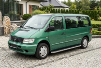 Mercedes Vito W638 1996–2003 Sidosteg Maydos V1 (2 st, aluminium ↗ rostfritt stål) foto 1