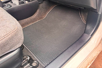 Toyota Yaris 2010–2020 Carsuit ДВС gummimattor för kupén (Svarta) foto 2