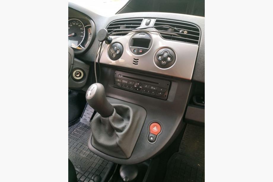 Renault Kangoo 2008–2020 Växelspaksdamask i läder (svart) Foto 2