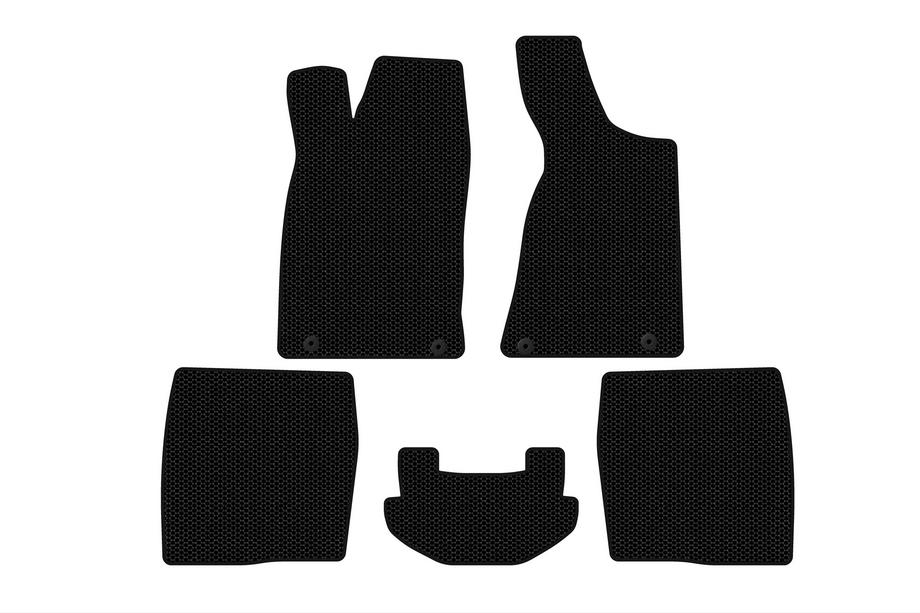 Audi 80/90 1987–1996 Carsuit gummimattor (1987-1991, Sedan, svarta) Image