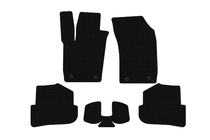 Audi A1 2010–2018 Gummimattor Carsuit (HB, 3-dörrars, svarta) foto 1