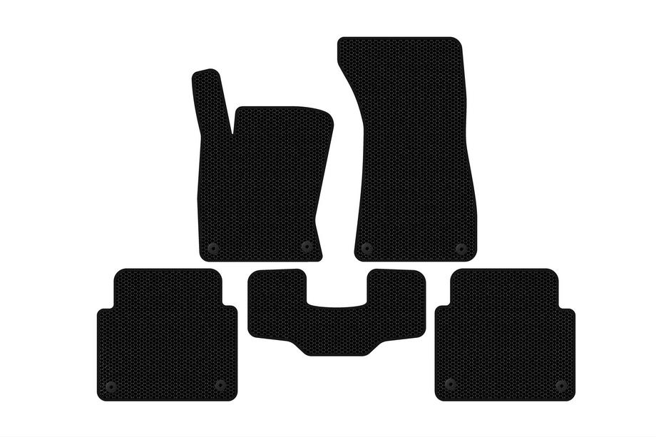 Audi A8 2002–2009 Gummimattor Carsuit (Short, svarta) Image