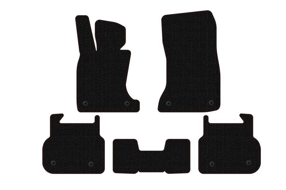 BMW 7-serien F01/F02 2008–2015 Gummimattor Carsuit (för F01, svarta) Image