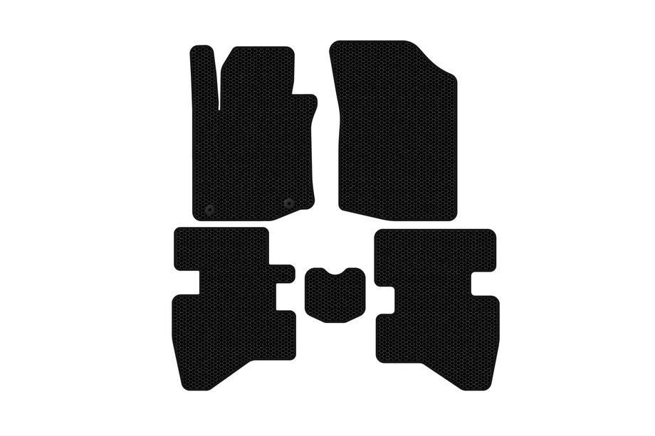 Citroen C-1 2005–2014 Gummimattor Carsuit (HB, svarta) Foto 1