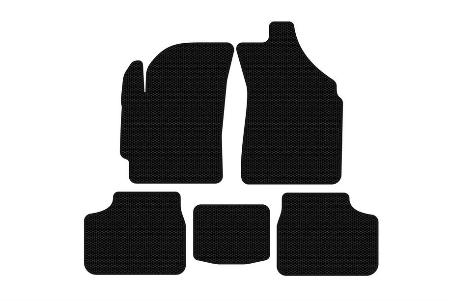 Daewoo Matiz 1998–2008 Carsuit gummimattor (Svarta) Image