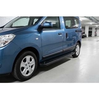 Sidosteg Allmond Black (2 st, aluminium) Dacia Dokker 2013–2022 foto 1