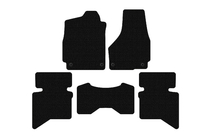 Dodge RAM (DS/DJ/D2) 2009–2024 Gummimattor Carsuit (2009+, 5-sits/4-sits hytt, svarta) foto 1