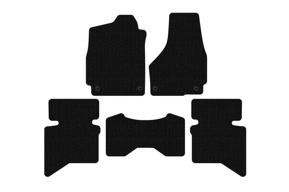 Dodge RAM (DS/DJ/D2) 2009–2024 Gummimattor Carsuit (2009+, 5-sits/4-sits hytt, svarta) Image
