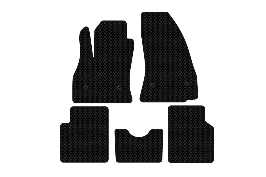 Fiat 500/500L 2013–2022 Gummimattor Carsuit (för 500L, svarta) Image