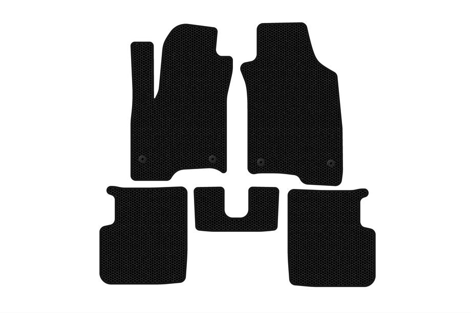 Fiat Panda 2011–2023 Carsuit gummimattor (Svarta) Foto 1