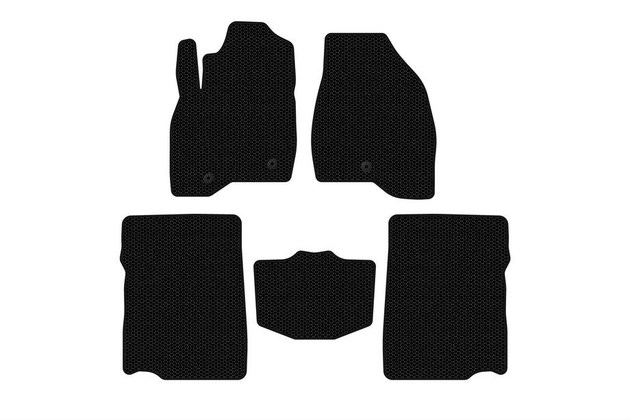 Ford Explorer 2011–2019 Gummimattor Carsuit (2017-2019, 2:a raden, 7-sits, svarta) Image