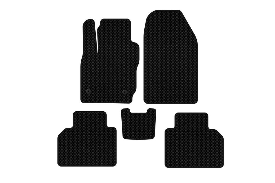 Ford Courier 2014–2023 Carsuit gummimattor (Svarta) Image