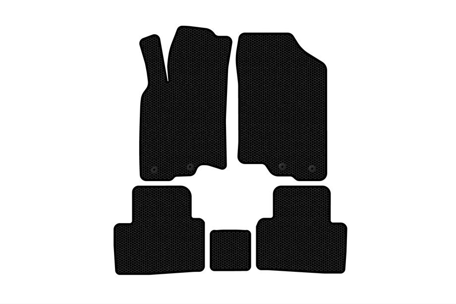 Honda Insight II 2009–2014 Gummimattor Carsuit (HB, Hybrid, svarta) Image
