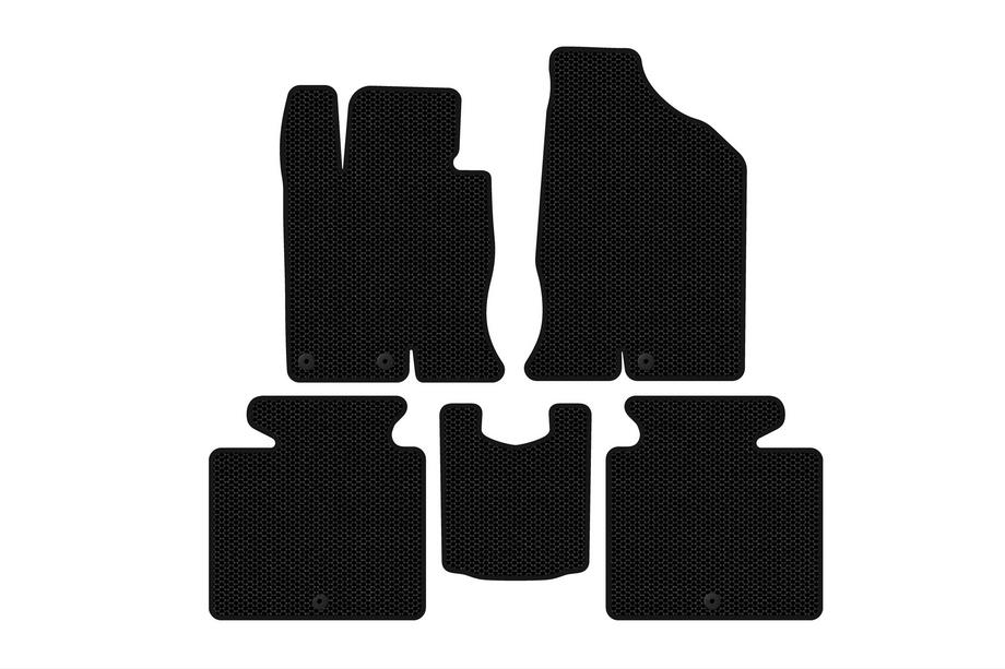 Hyundai Grandeur 2011–2017 Gummimattor Carsuit (SD, bensin, svarta) Image