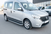 Dacia Dokker 2013–2022 Sidosteg Tayga (2 st, aluminium) foto 1