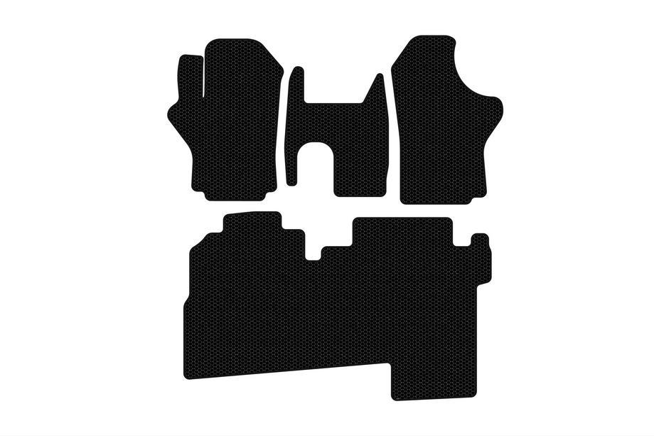 Hyundai H200, H1, Starex 1998–2007 Gummimattor Carsuit (2004-2007, 2 rader, 8-sits, svarta) Image