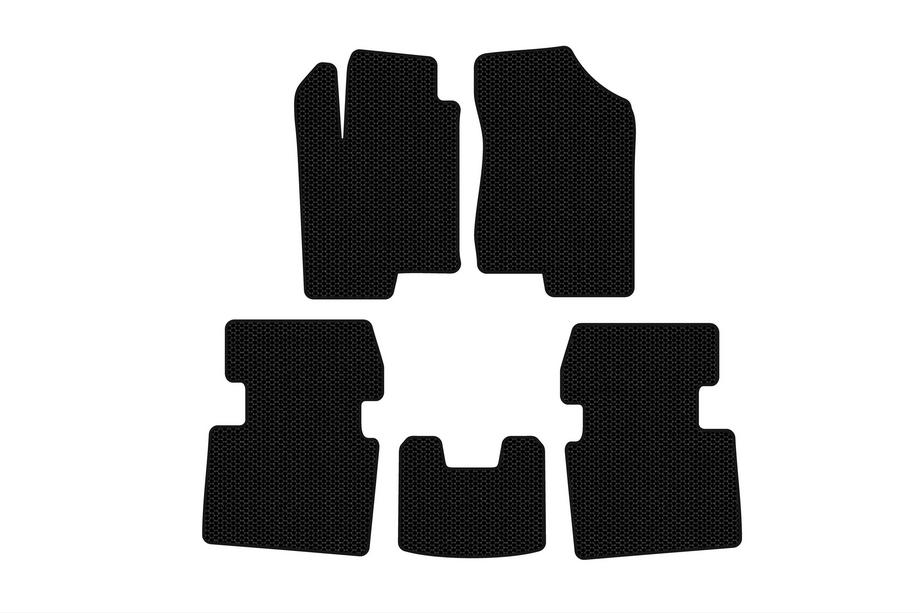 Hyundai Sonata NF 2004–2009 Carsuit gummimattor (Svarta) Image