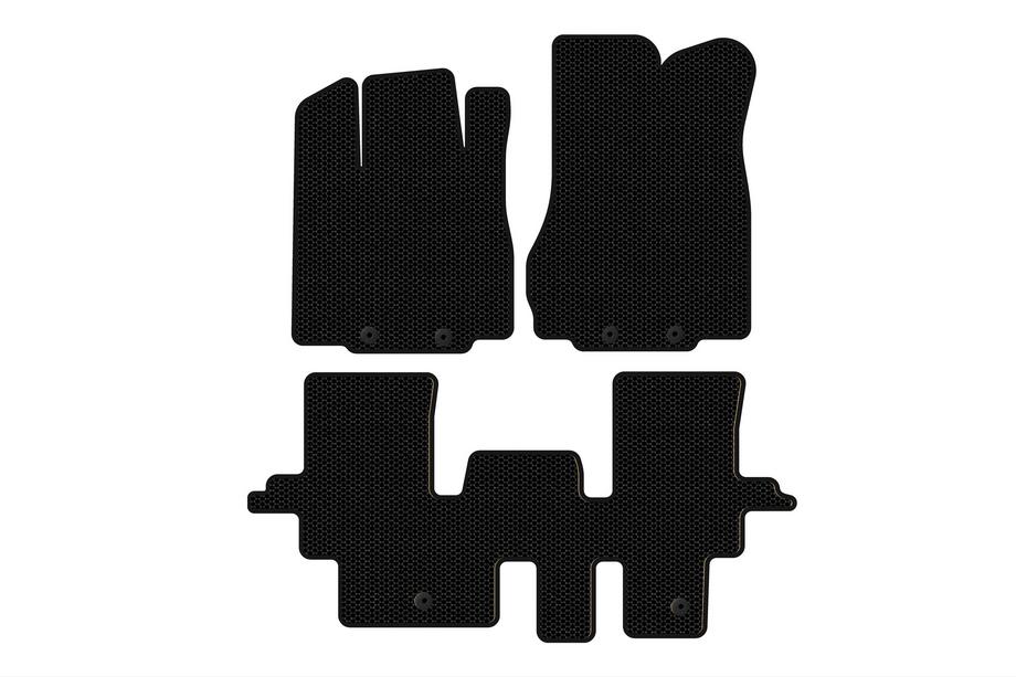 Infiniti QX60 2016–2021 Gummimattor Carsuit (2 rader, svarta) Image