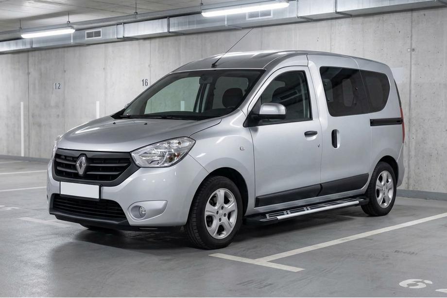 Renault Dokker 2013–2022 Sidosteg Sunrise (2 st, aluminium) Image