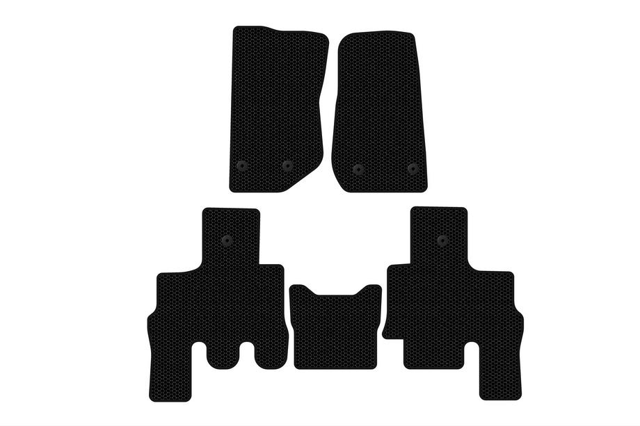 Jeep Wrangler 2007–2017 Carsuit gummimattor (Svarta) Image