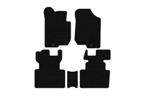 Kia Carens 1999–2012 Gummimattor Carsuit (2006-2012, 2 rader, 7-sits, svarta) foto 1