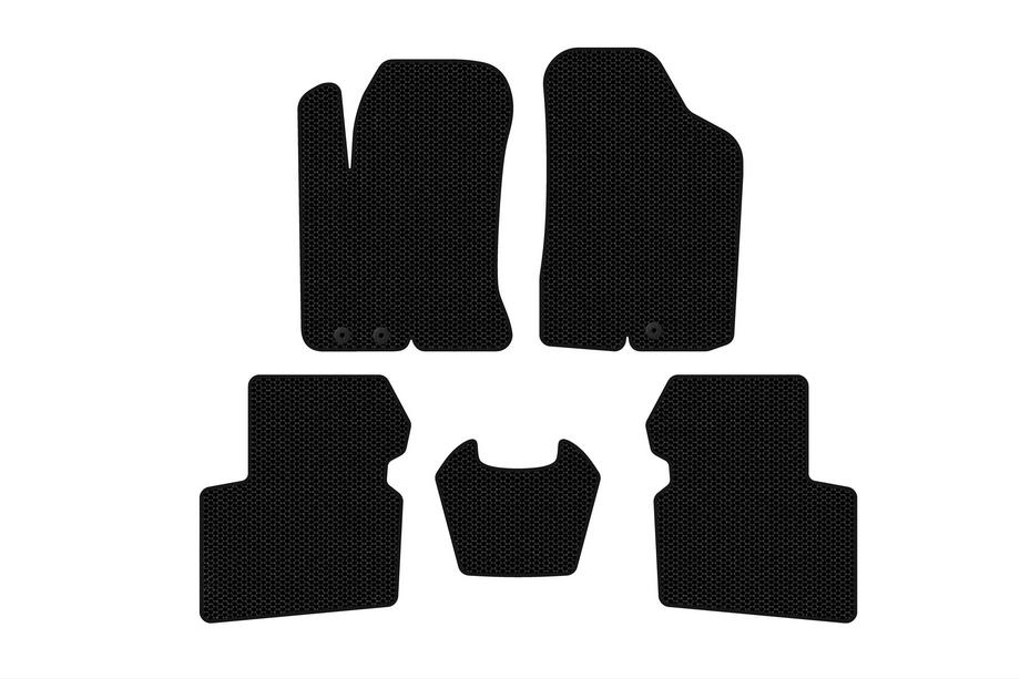 Kia Cerato 2 2010–2013 Gummimattor Carsuit (SD, svarta) Image