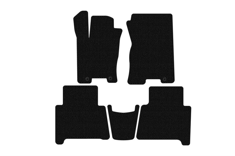 Kia Mohave 2008–2016 Carsuit gummimattor (Svarta) Image
