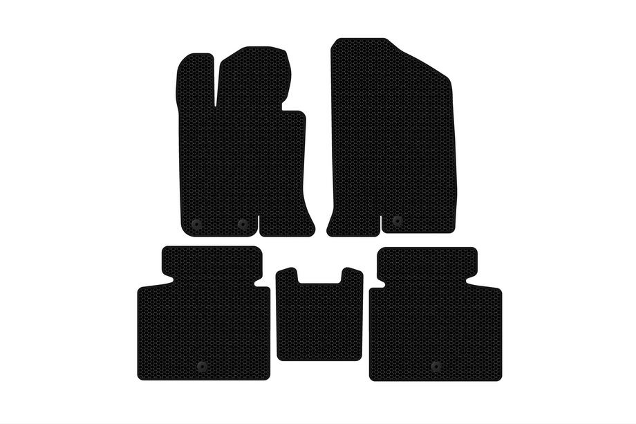 Kia Optima 2010–2016 Gummimattor Carsuit V-2 (SD, svarta) Image