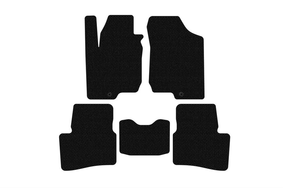 Kia Ceed 2007–2012 Gummimattor Carsuit (HB, 3-dörrars, svarta) Image
