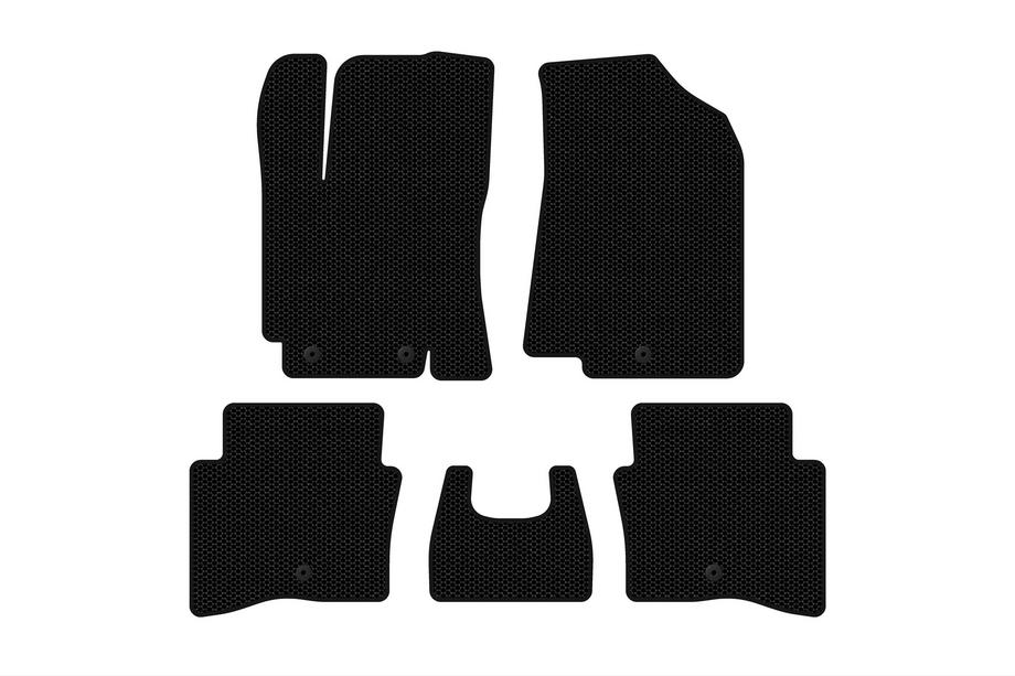 Kia Rio 2012–2017 Gummimattor Carsuit (SD, svarta) Image