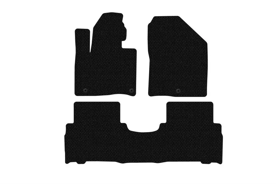 Kia Sorento III UM 2014–2020 Gummimattor Carsuit (2014-2018, 5-sits, svarta) Image