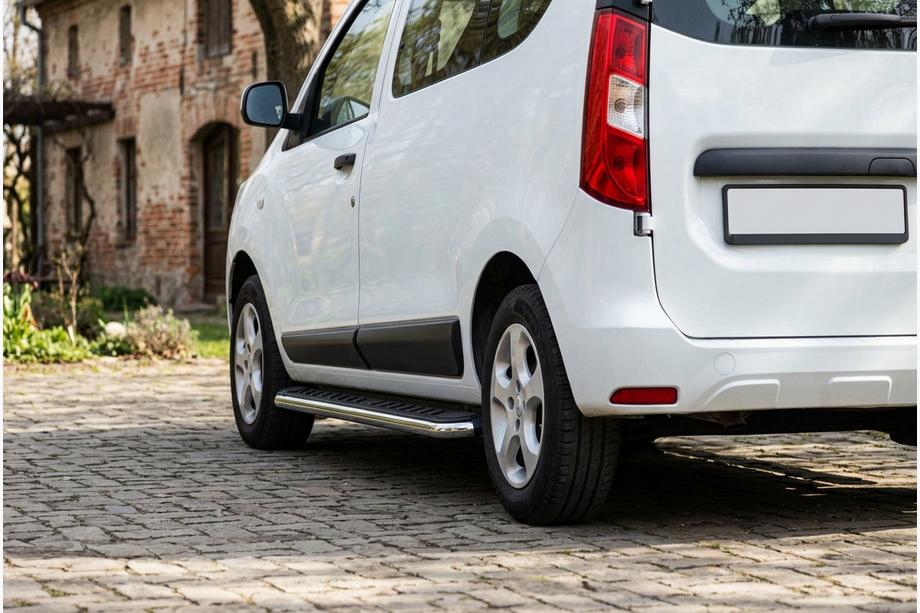 Renault Dokker 2013–2022 Sidosteg Maydos V1 (2 st, aluminium ↗ rostfritt stål) Image