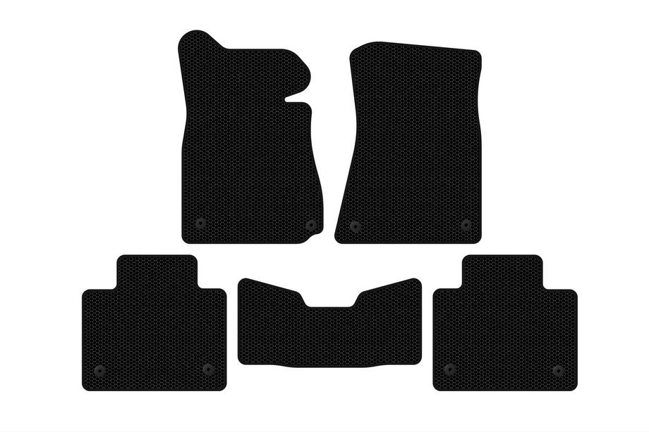 Lexus GS 2011–2020 Gummimattor Carsuit (2011-2015, SD, ej fyrhjulsdrift, svarta) Foto 1