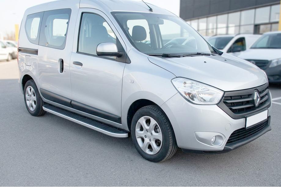 Renault Dokker 2013–2022 Sidosteg Tayga Grey (2 st, aluminium) Image