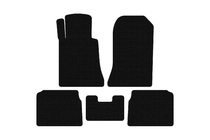 Mercedes E-class W124 1984–1997 Gummimattor Carsuit (SD, svarta) foto 1