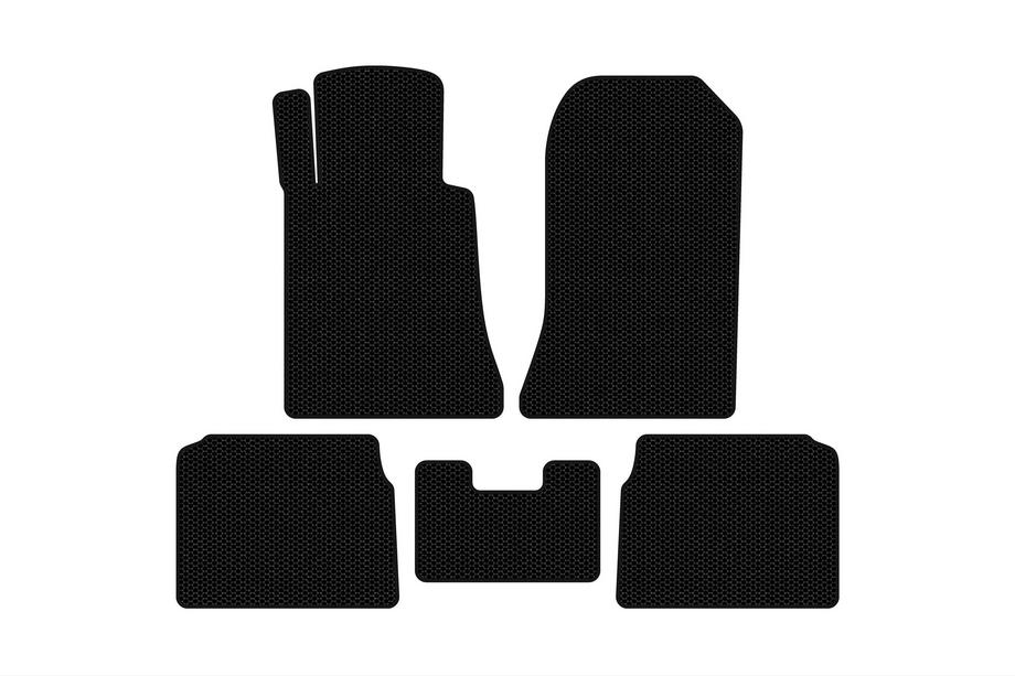 Mercedes E-class W124 1984–1997 Gummimattor Carsuit (SD, svarta) Image