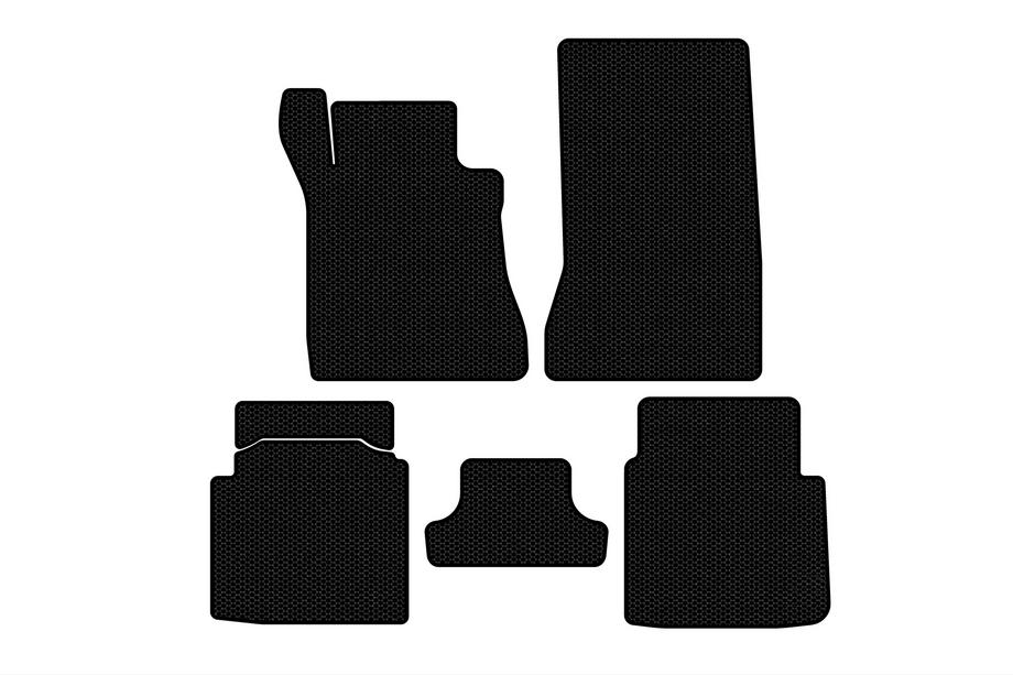 Mercedes S-class W126 1979–1991 Gummimattor Carsuit (SD, kort hjulbas, svarta) Image