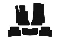 Mercedes C-class W205 2014–2021 Gummimattor Carsuit (SD, svarta) foto 1