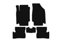 Nissan Micra K12 2003–2010 Gummimattor Carsuit (HB, svarta) foto 1